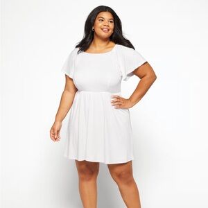 Market & Spruce Smoked Eyelet Dress